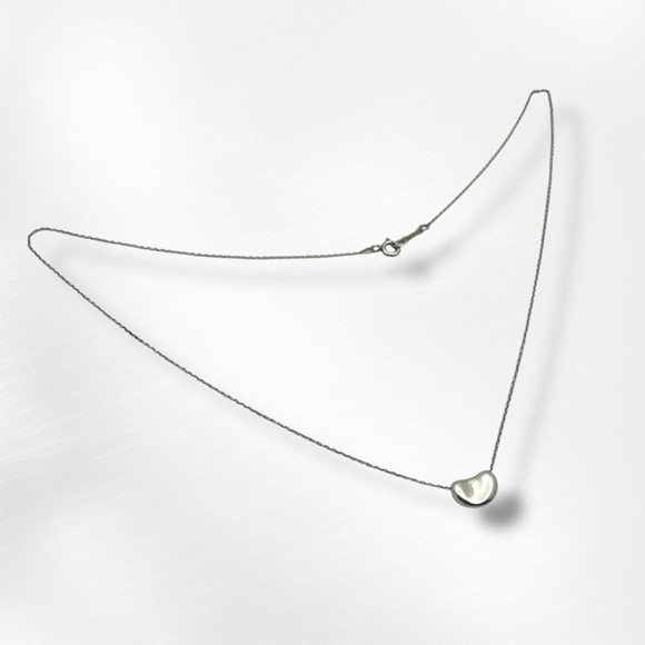 Tiffany & Co. Jewelry - Tiffany & Co. Small Bean Pendant Necklace in Sterling Silver by Elsa Peretti